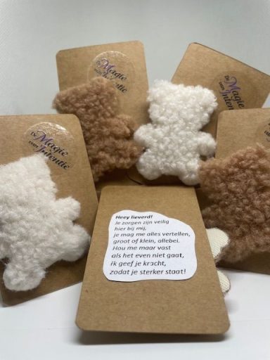 Troost-kaartje met knuffeltje